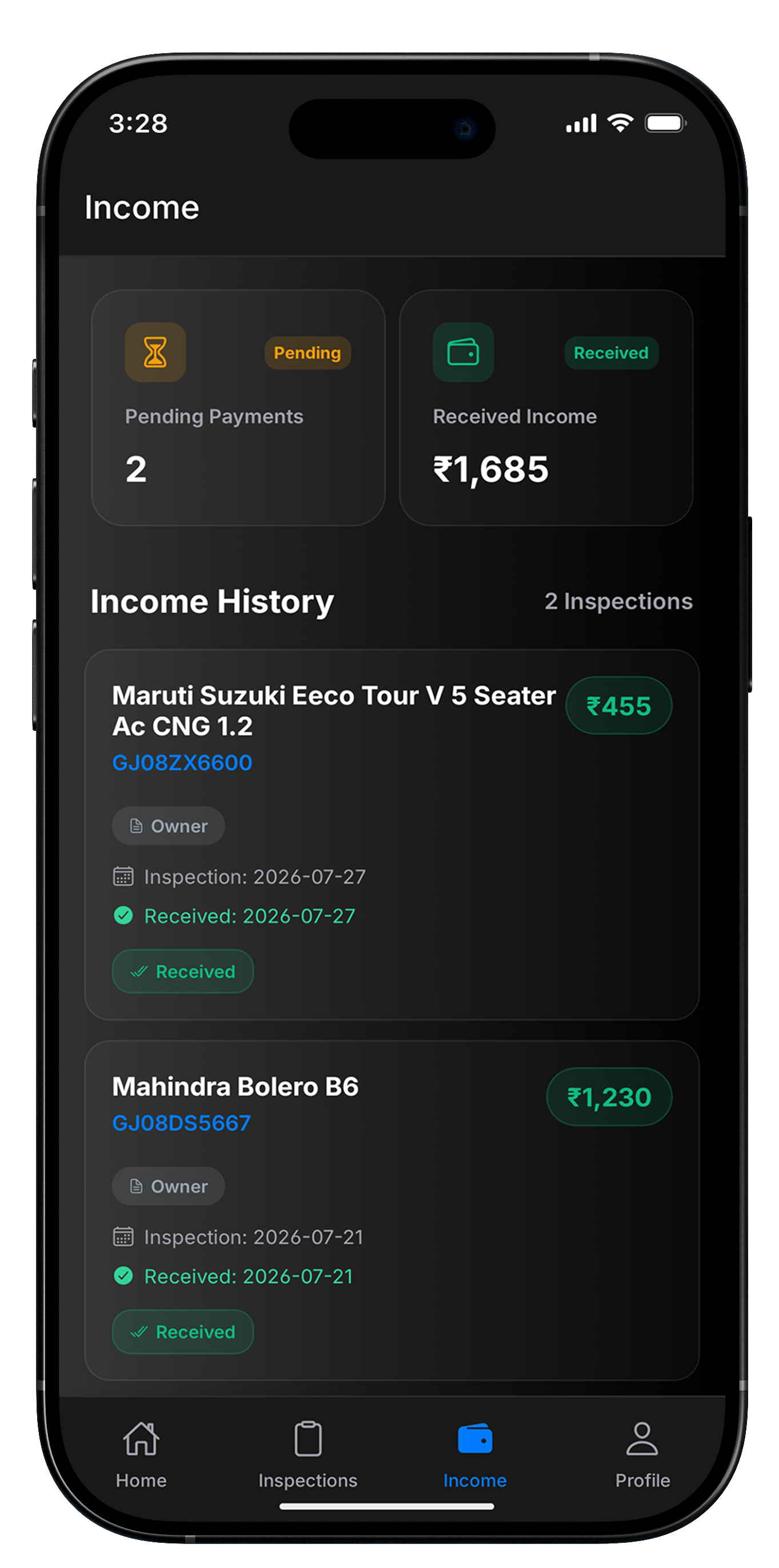 Inspection Rating Scorecard